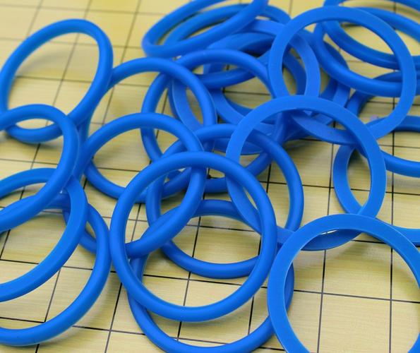 定制硅橡胶制品蓝色硅胶密封圈止水圈防水硅胶圈